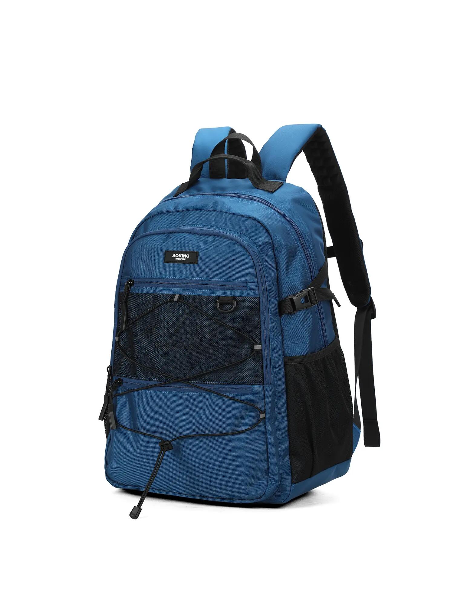 Unisex Batoh Aoking Flying Ultra Černý - Polyester se Zipem 2/6