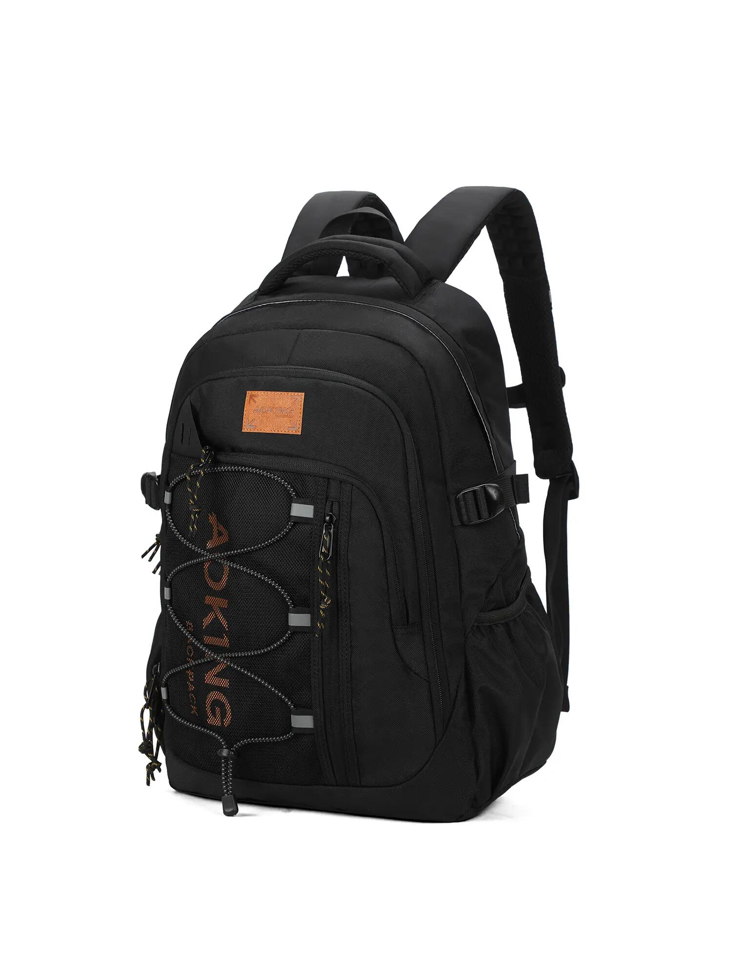 Batoh Aoking Flying Elite Unisex Černý - Polyester se Zipem 2/6