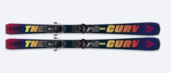 Narty Fischer THE CURV JR JRS + FS4 CA JRS 100 cm