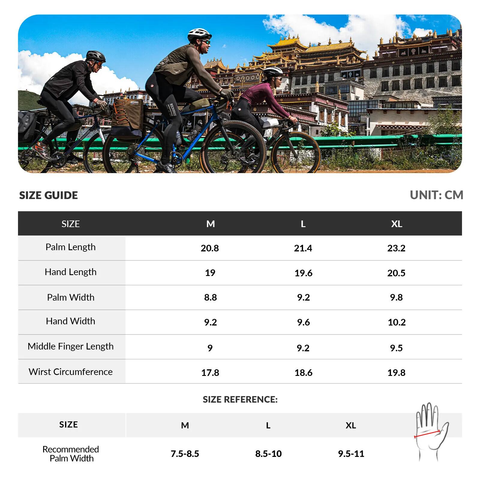 Road to Sky Fahrradhandschuhe Touchscreen 6/7