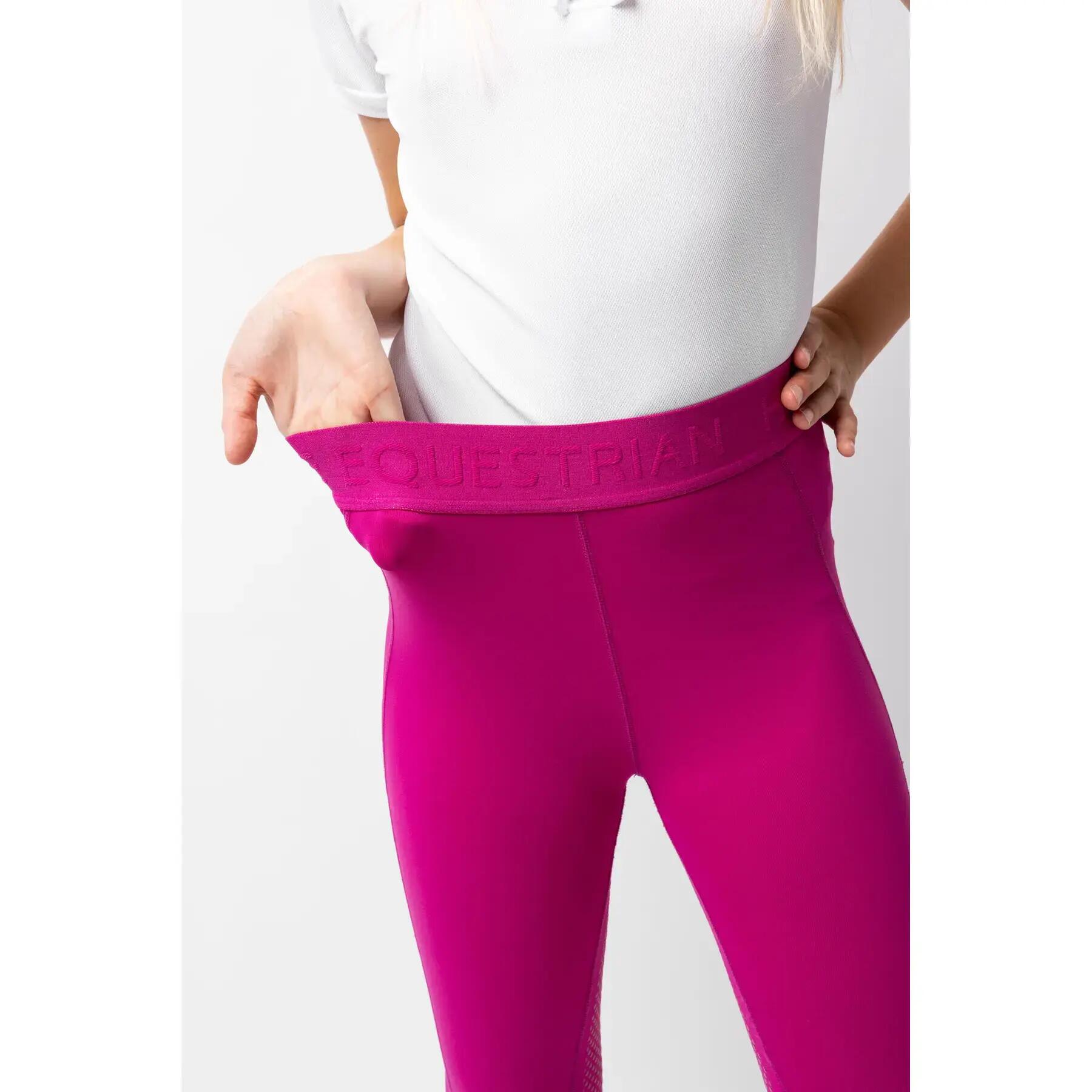 Legging fato de equitação com silicone para raparigas Horze Madison 6/7