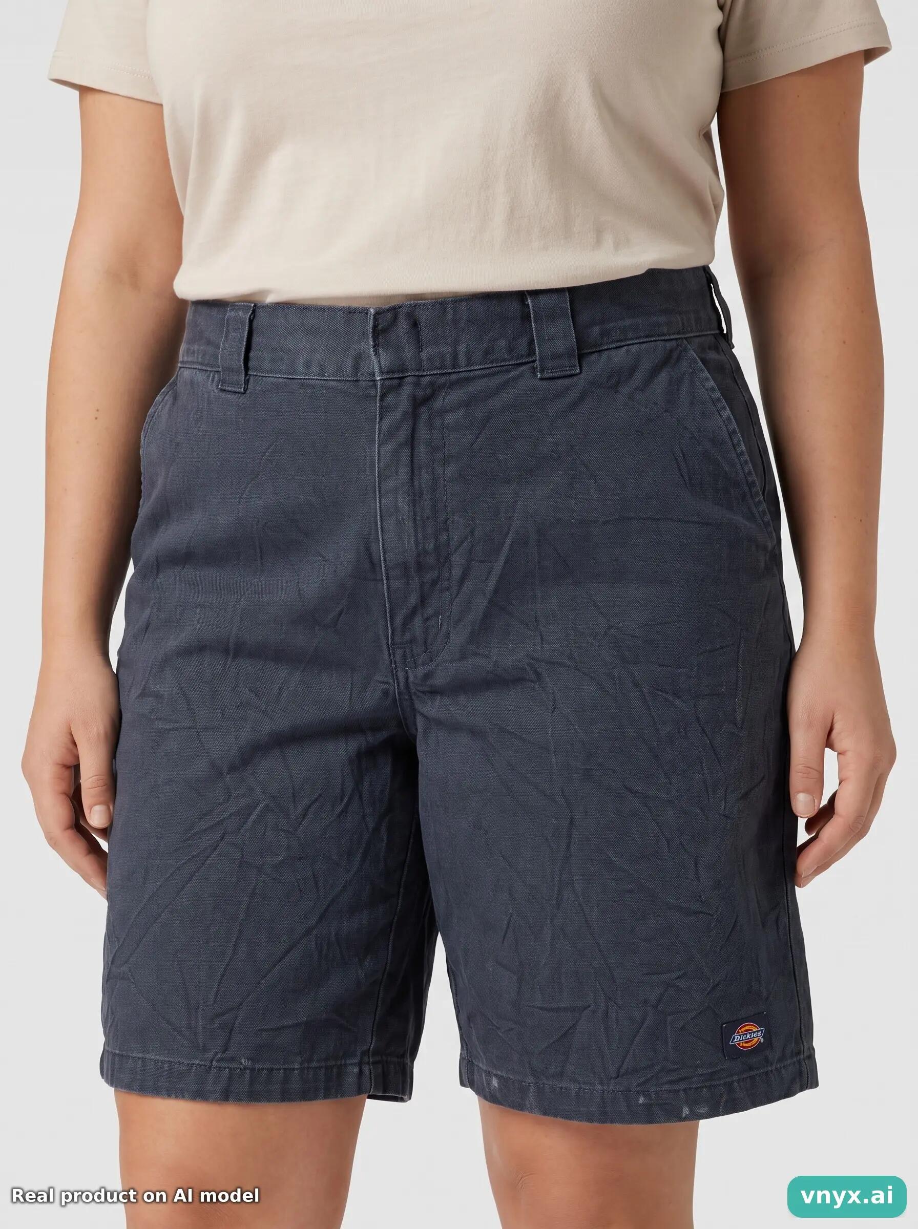 Second Life - Vintage Dickies Grey Shorts Women W36 6/6