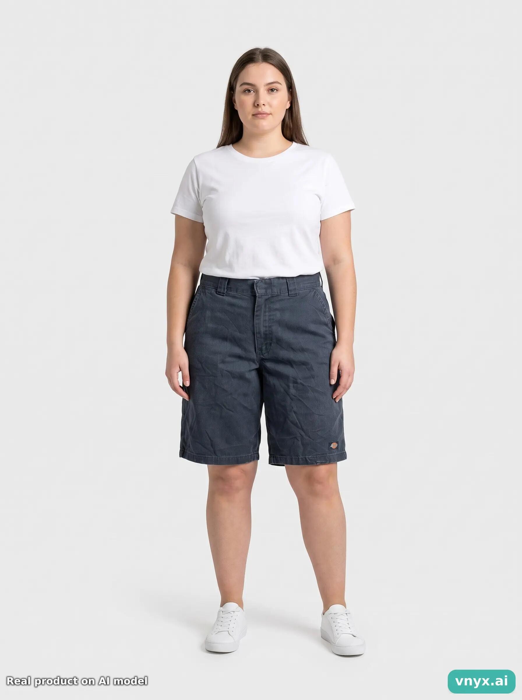 Second Life - Vintage Dickies Grey Shorts Women W36 5/6
