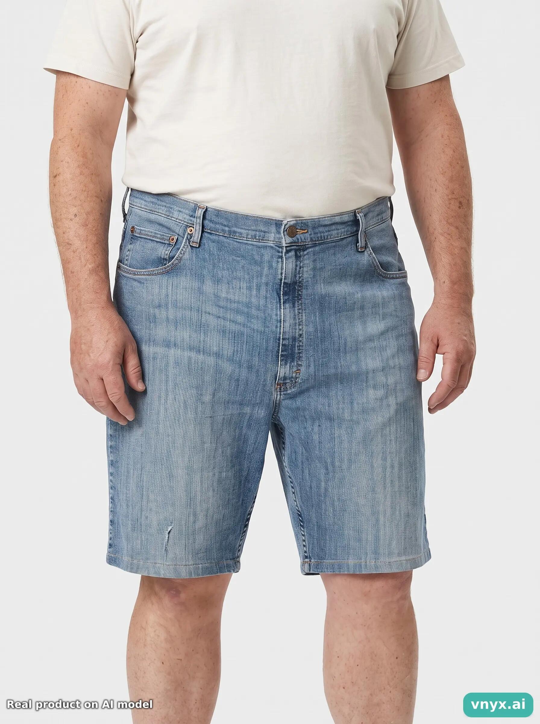 Second Life - Vintage Wrangler Dark Blue Shorts Men W42 L32 6/6