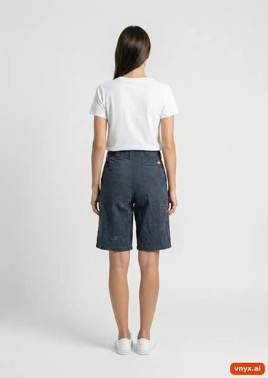 Second Life - Vintage Dickies Grey Shorts Women W36 3/6