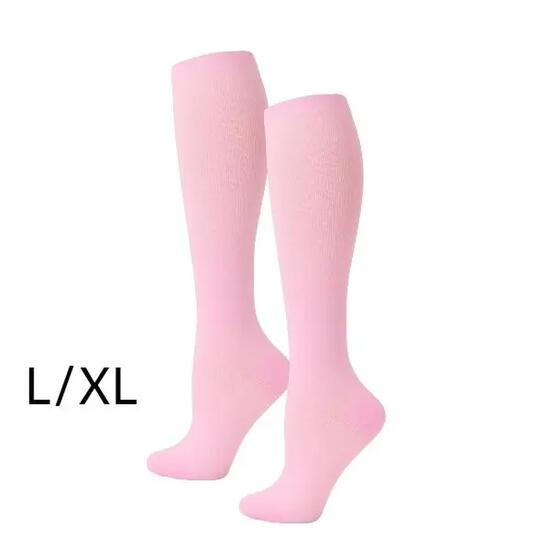 DOOVID Chaussettes hautes décontractées pour femmes – chaussettes de sport élast