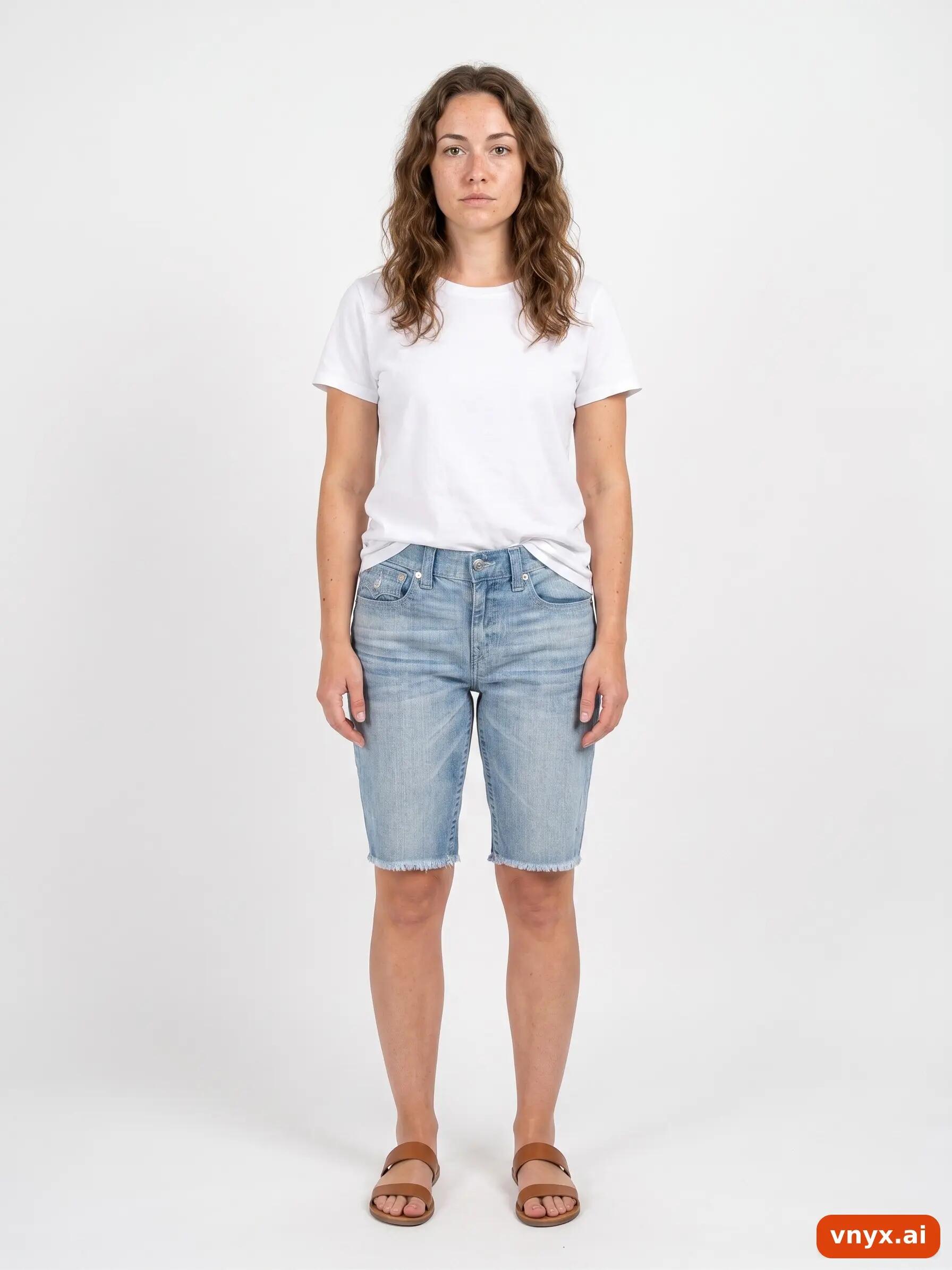 Second Life - Vintage True Religion Light Blue Shorts Women W33 3/6