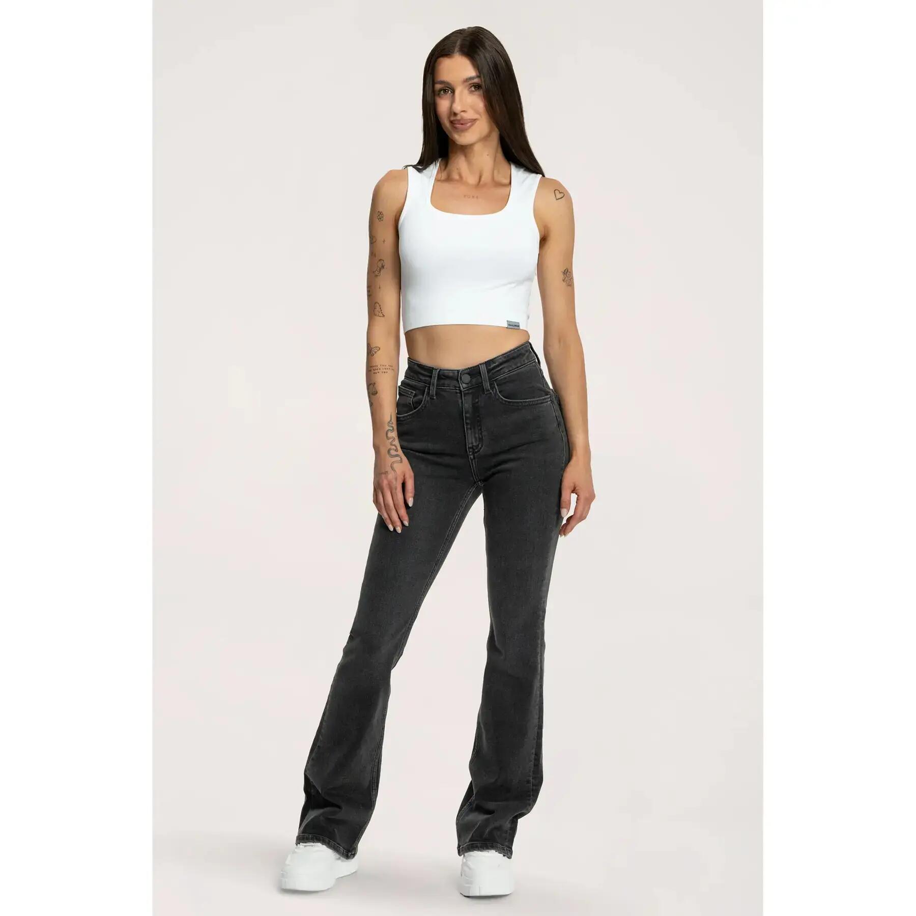 Jeans Flare donna Gym Glamour Push Up 5/7