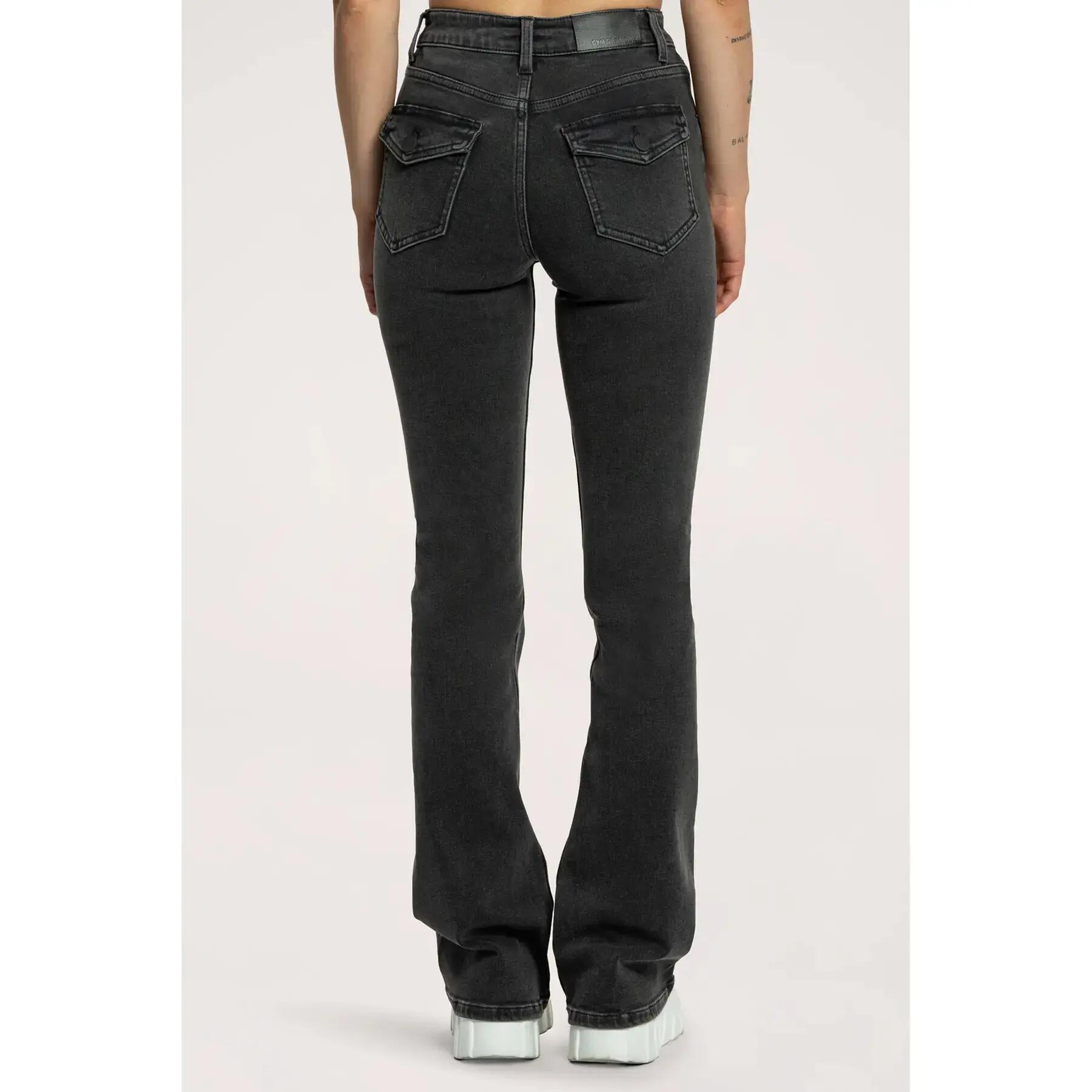 Jeans Flare donna Gym Glamour Push Up 4/7