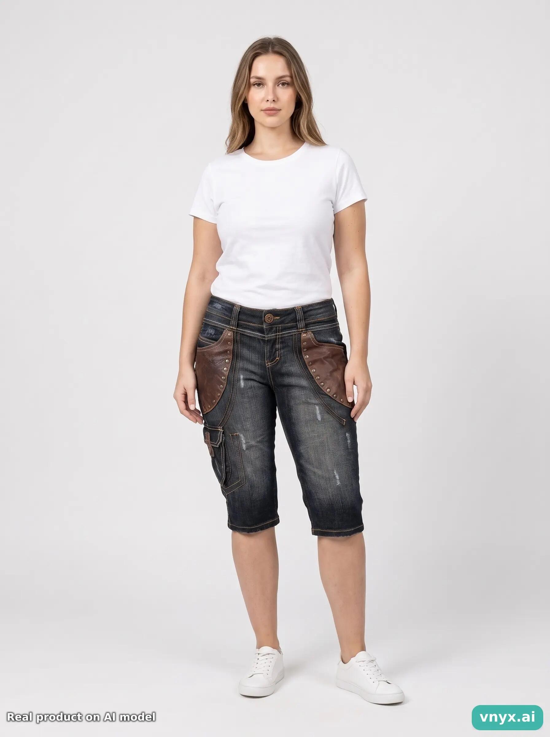 Second Life - Vintage Helly Hansen Dark Blue Shorts Women W30 Cropped 5/6