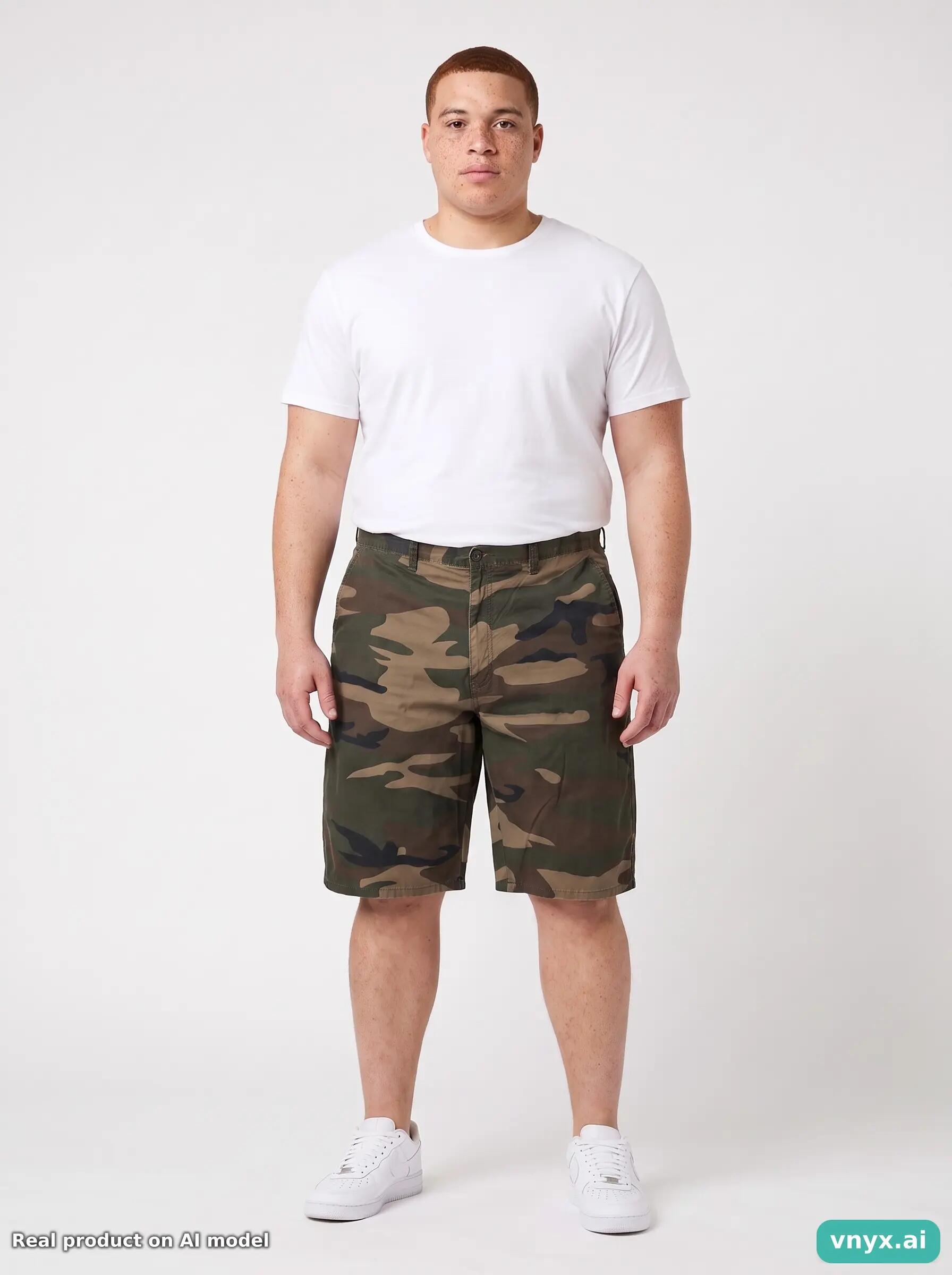 Second Life - Vintage Dickies Camo Shorts Men W38 Knee Length 6/6