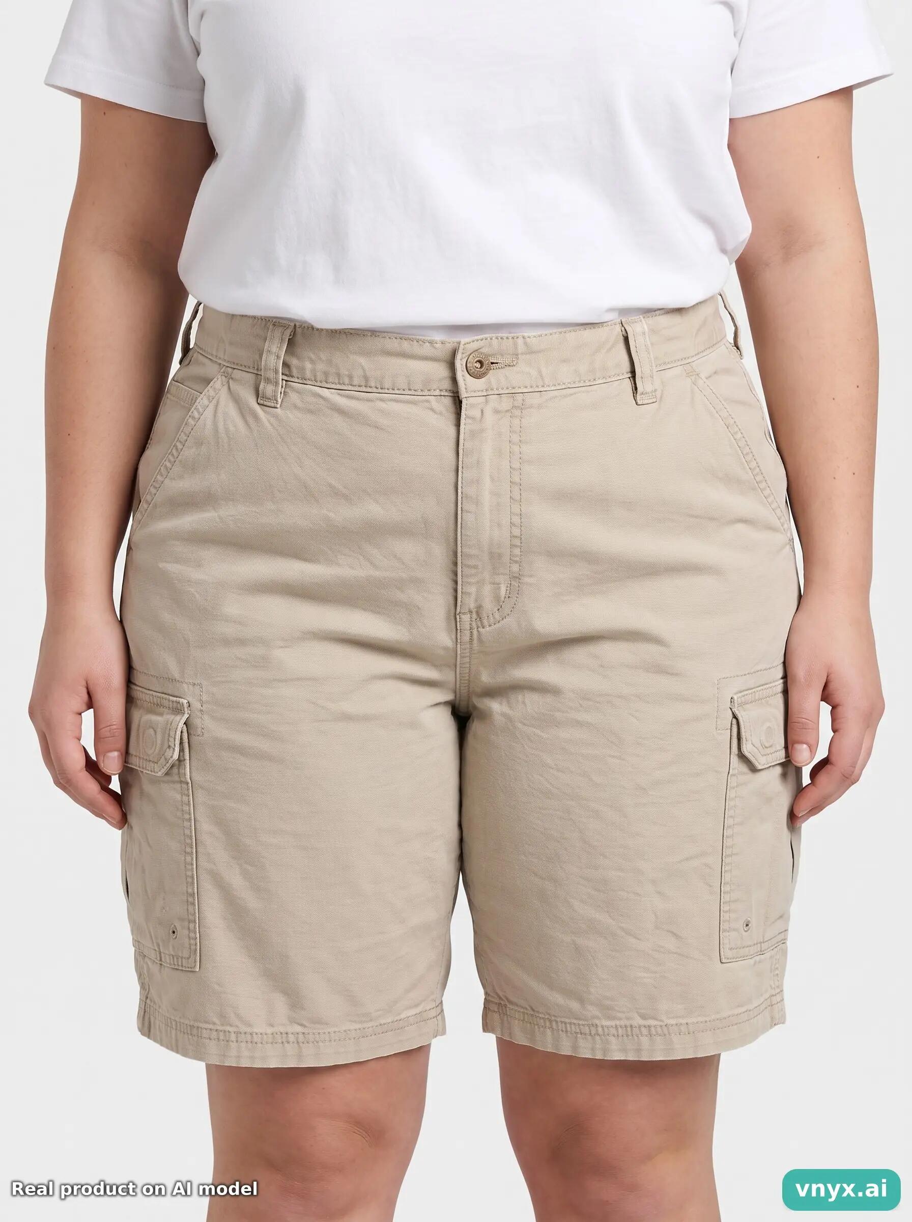 Second Life - Vintage Carhartt Brown Shorts Women W40 Knee Length 6/6
