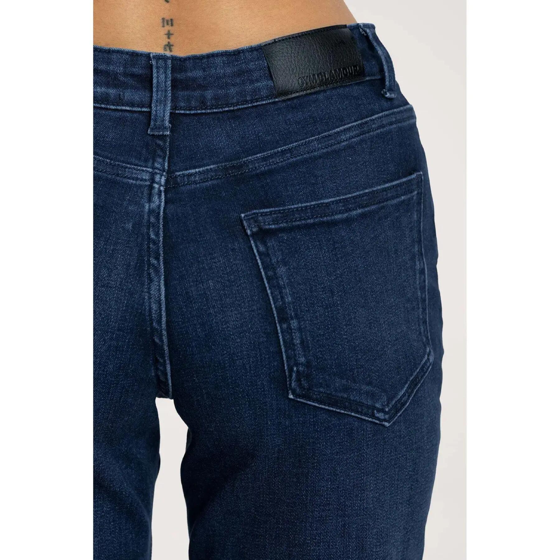 Hosen weit Bein lang Damen Gym Glamour 6/7