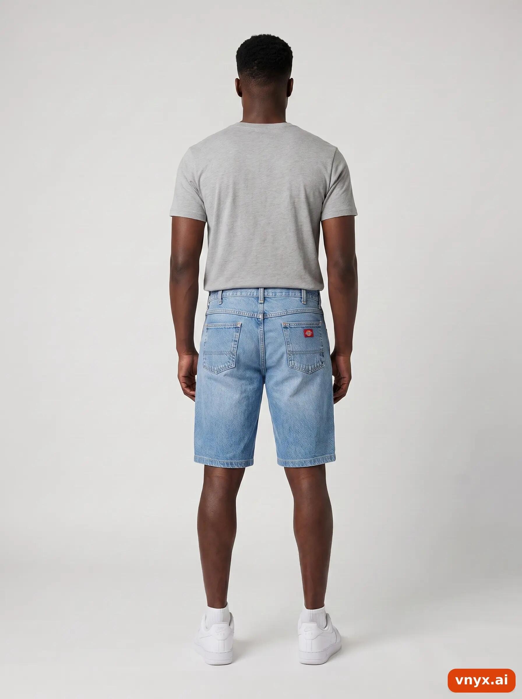 Second Life - Vintage Dickies Light Blue Shorts Men W38 4/6
