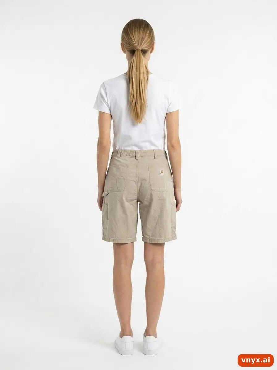 Second Life - Vintage Carhartt Brown Shorts Women W40 Knee Length 3/6