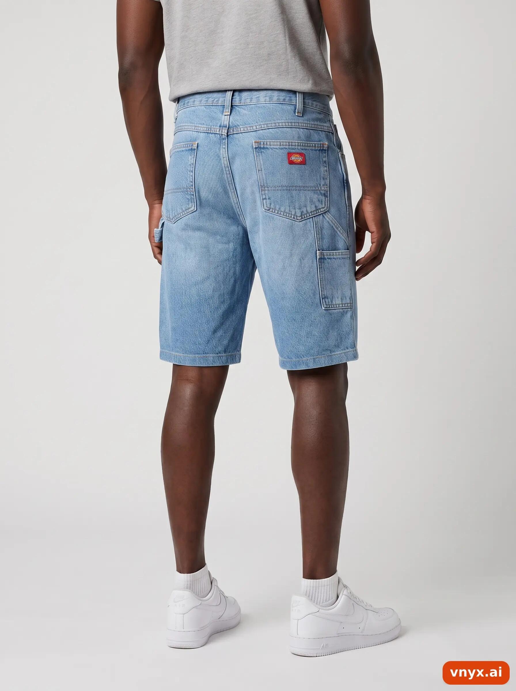 Second Life - Vintage Dickies Light Blue Shorts Men W38 2/6