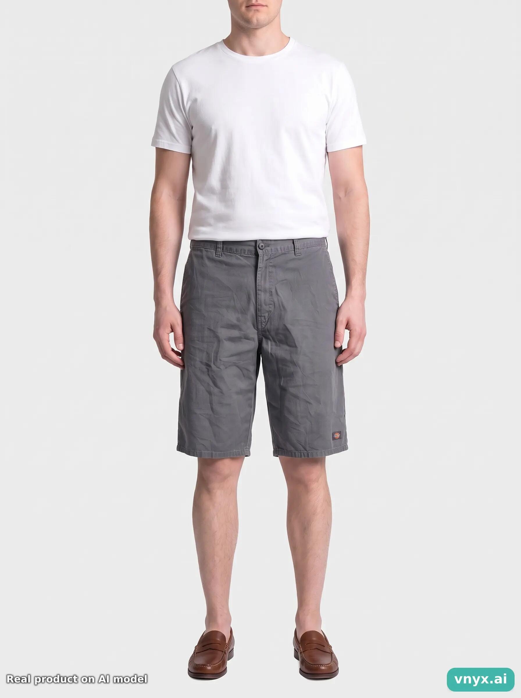 Second Life - Vintage Dickies Grey Shorts Men W39 5/6