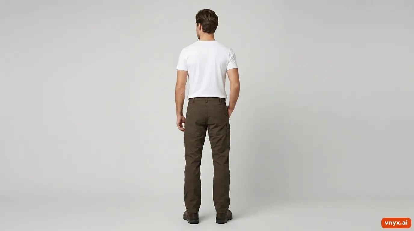 Second Life - Vintage Fjällräven Earthy Brown Trousers Men W29 4/6