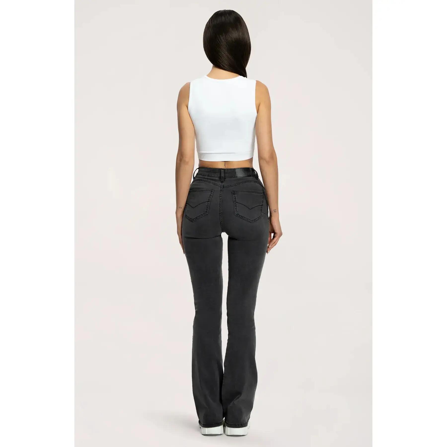 Lange Flared Jeans Damen Gym Glamour Perfect 7/7