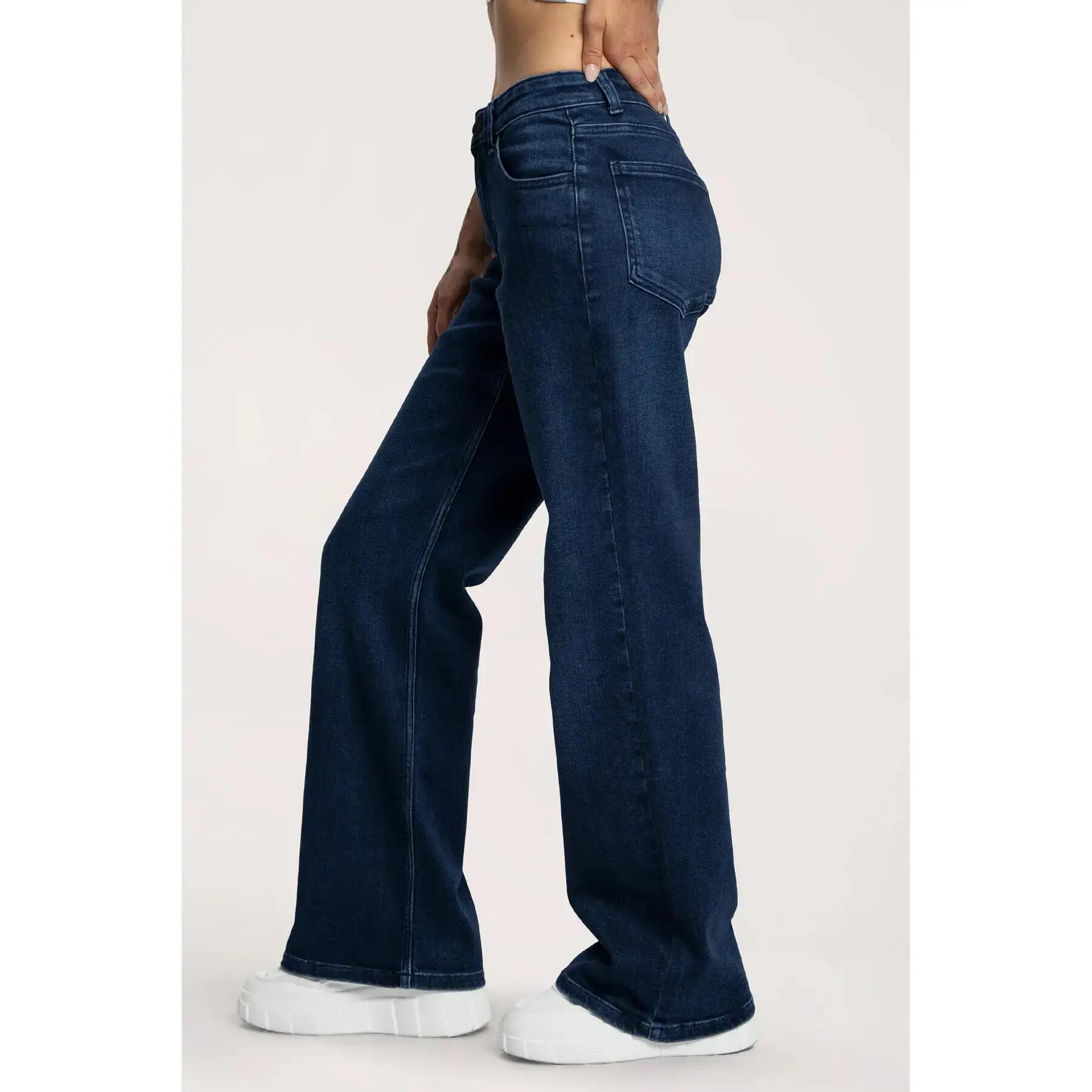 Frauen Wide Leg Jeans Gym Glamour 2/6