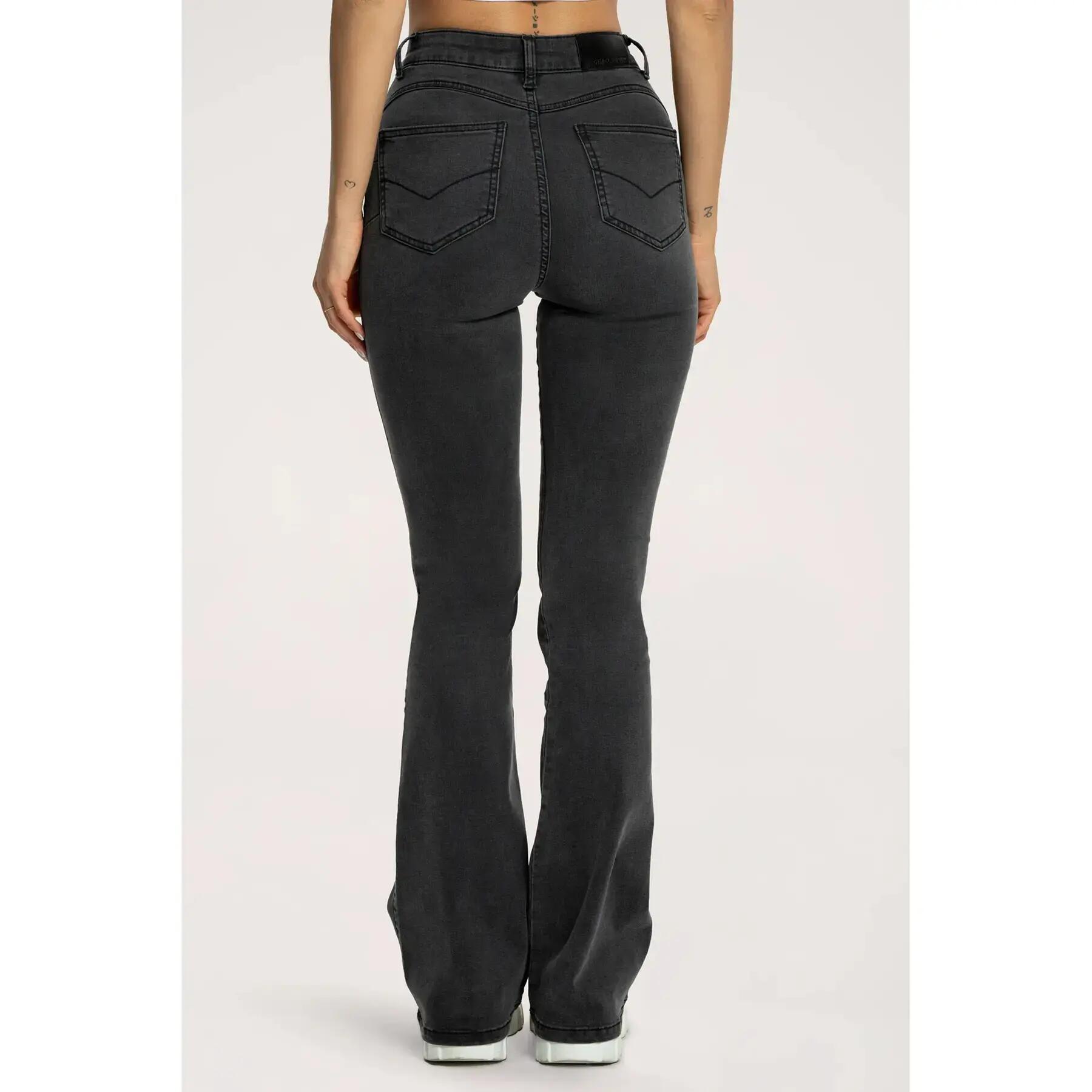 Lange Flared Jeans Damen Gym Glamour Perfect 5/7