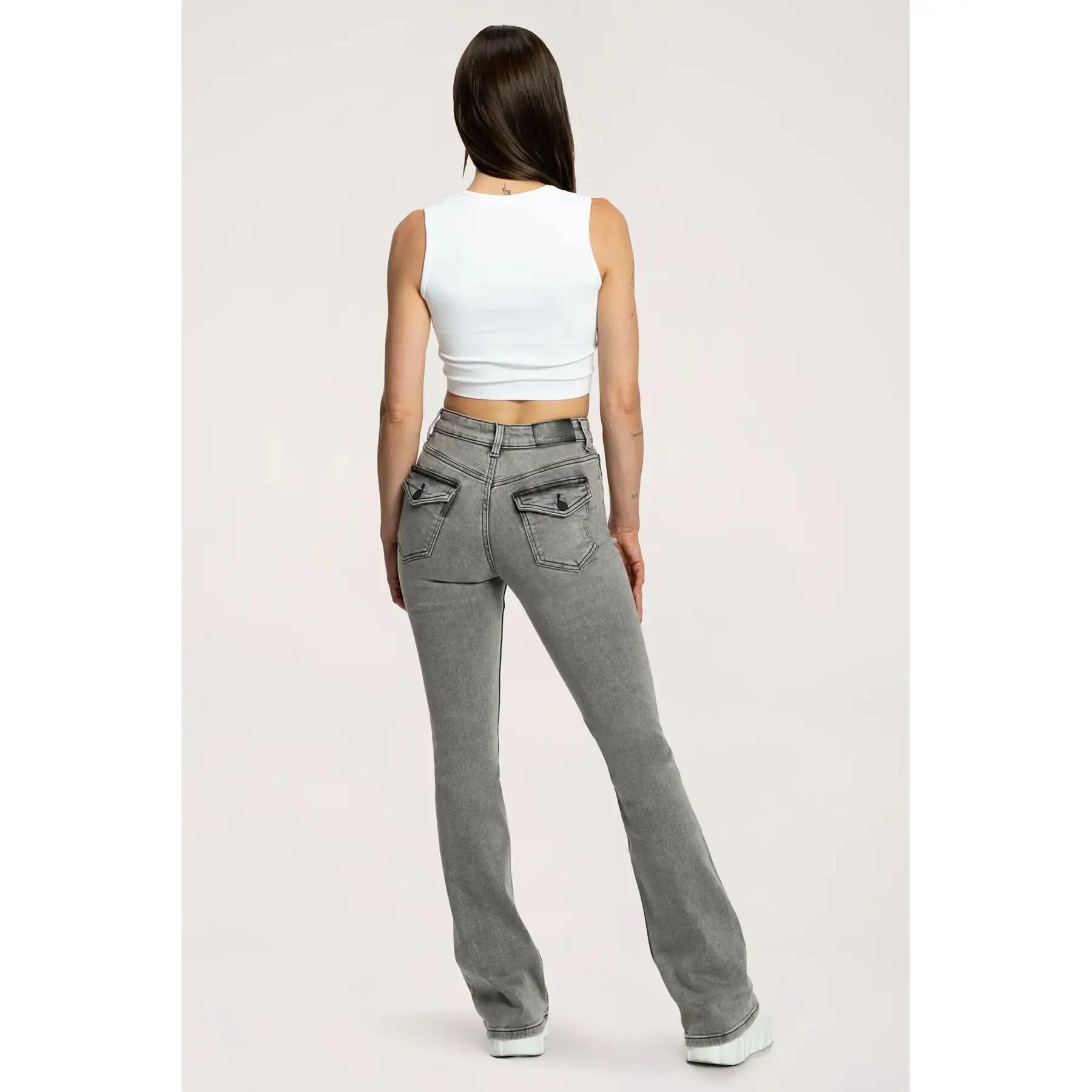 Jeans Flare donna Gym Glamour Push Up 6/7