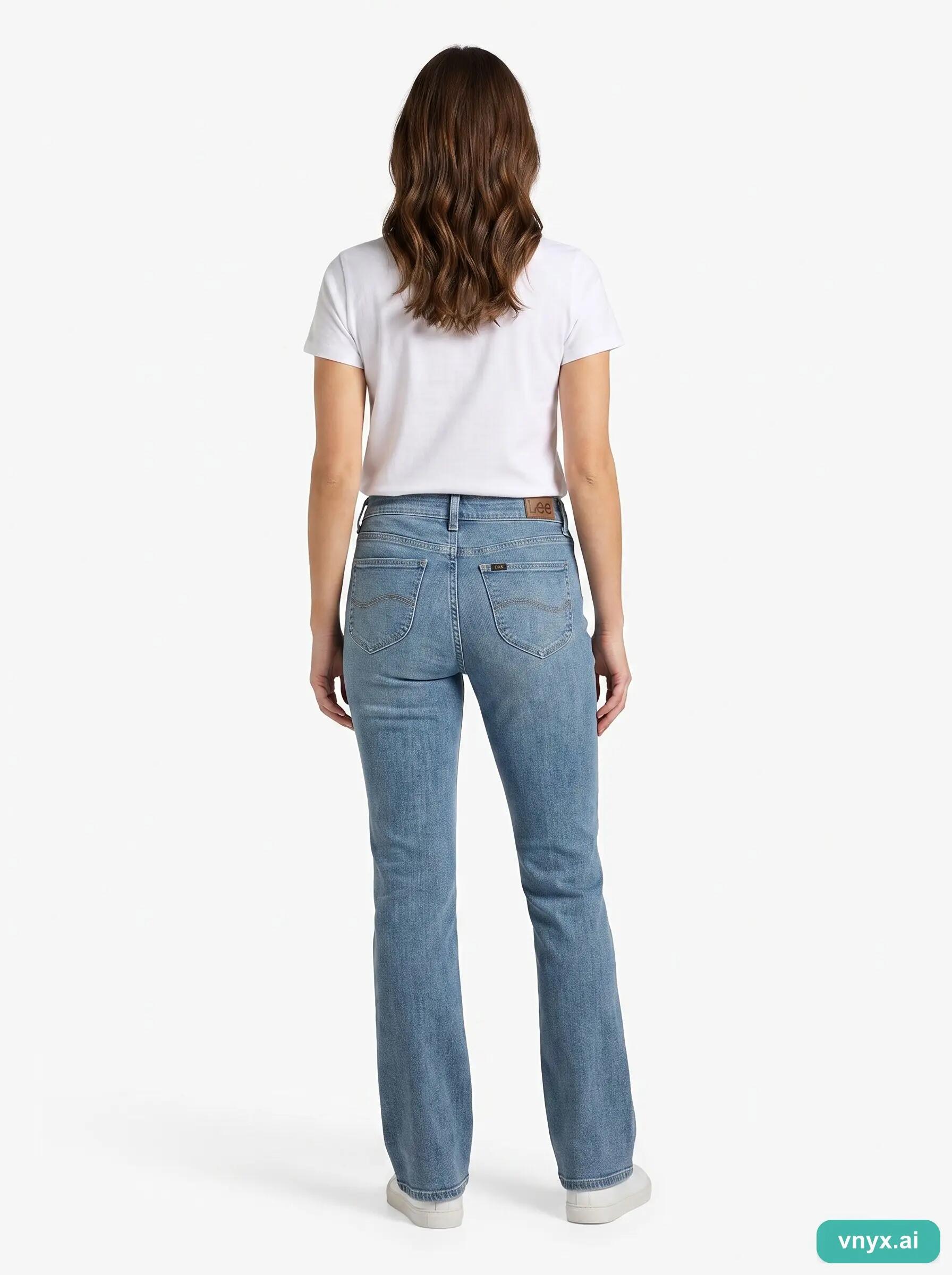 Second Life - Vintage Lee Light Blue Jeans Women 34 L32 2/6