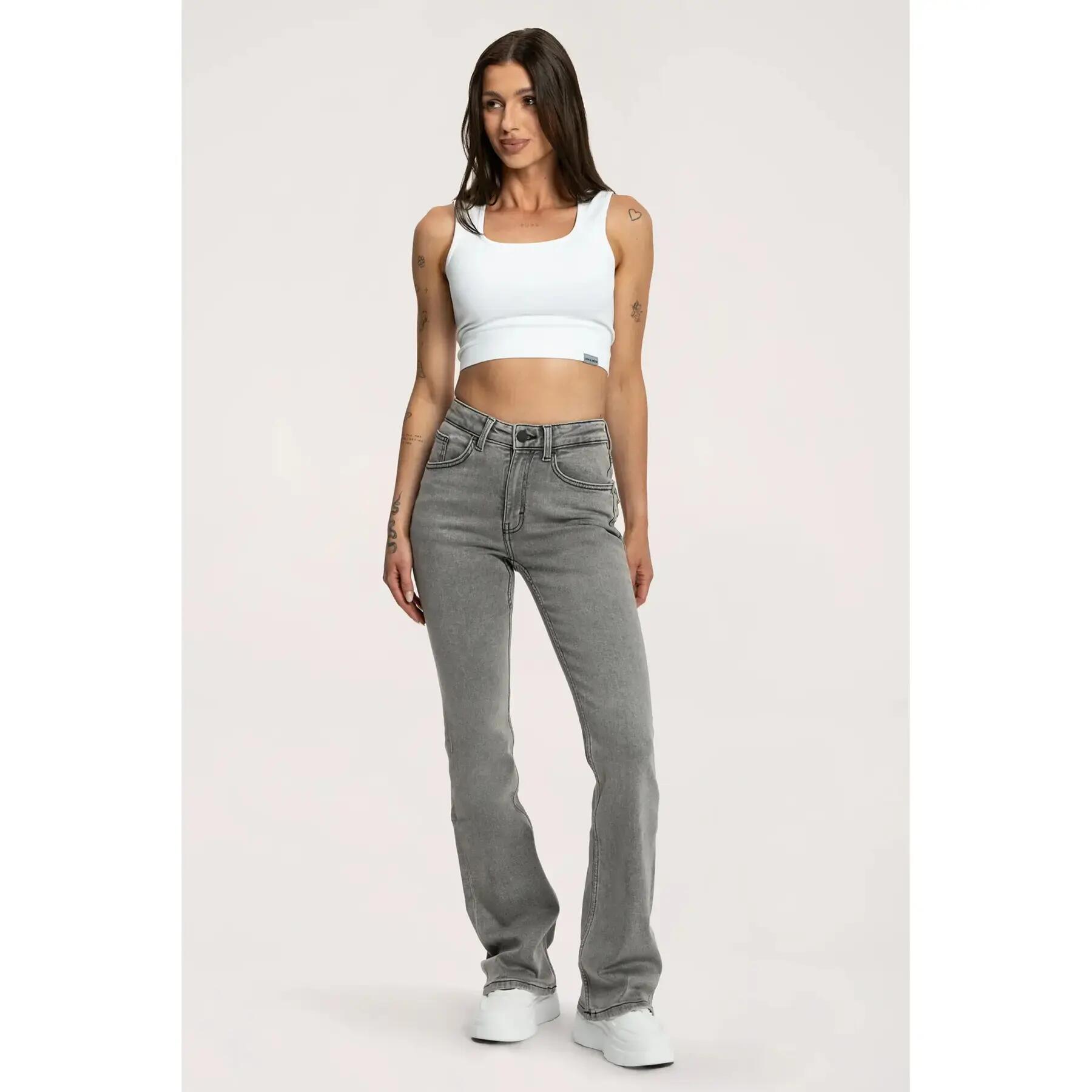 Jeans Flare donna Gym Glamour Push Up 5/7