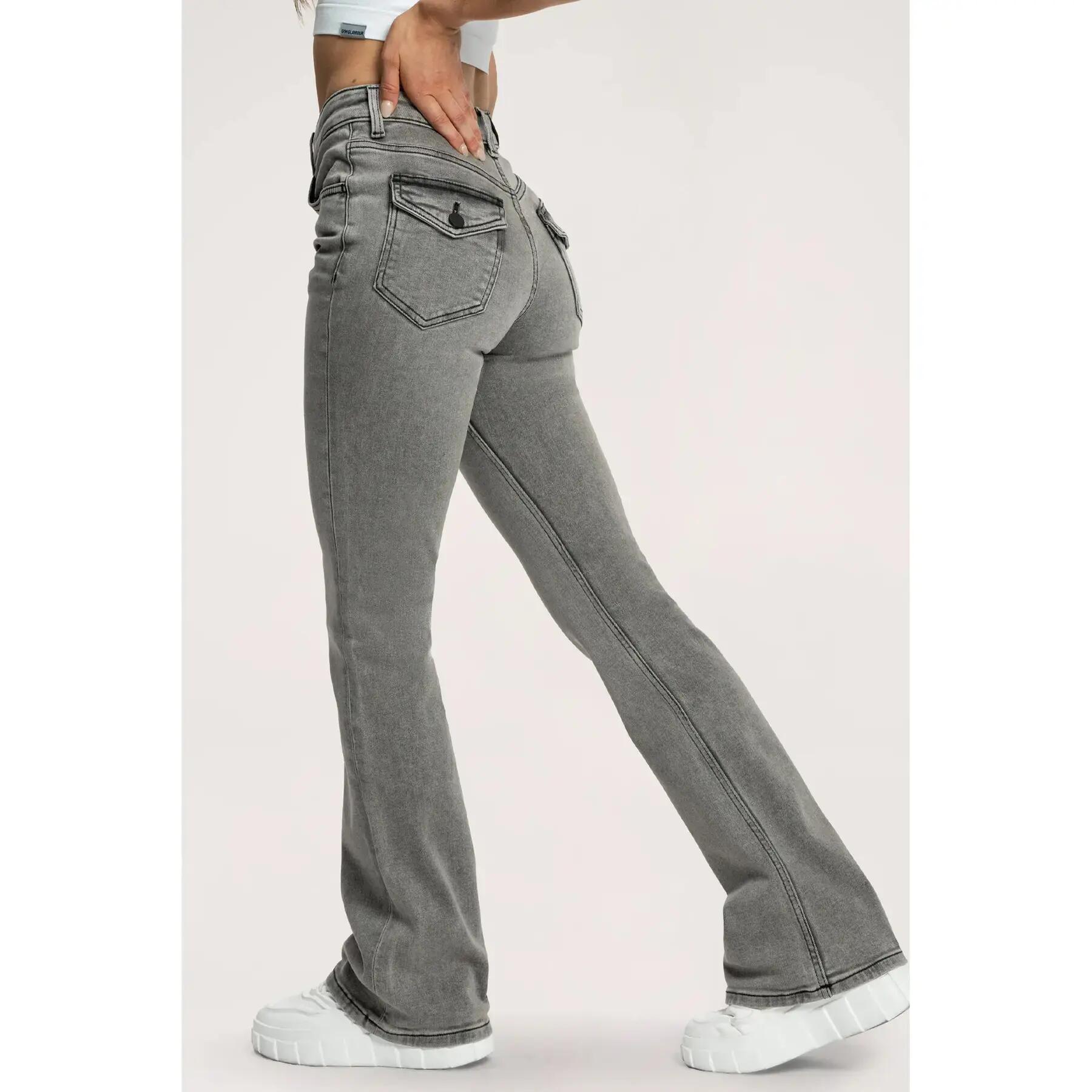 Jeans Flare donna Gym Glamour Push Up 3/7