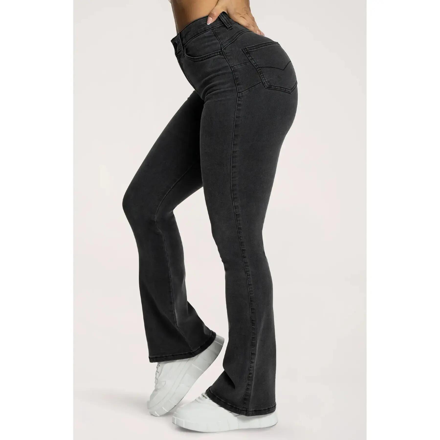 Damen Flare Jeans Gym Glamour Perfect 3/7