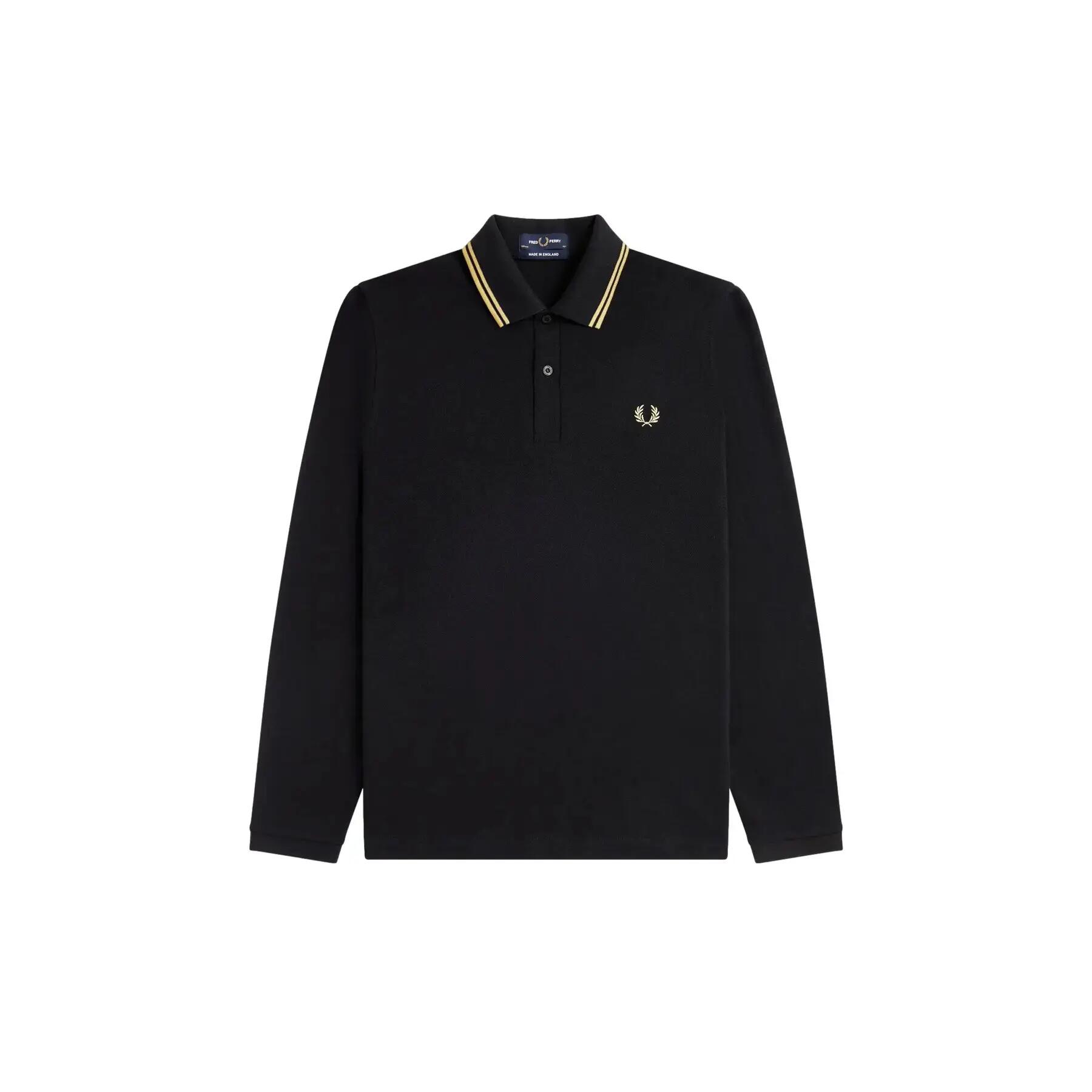 Polo manches longues Fred Perry Twin Tipped 1/7