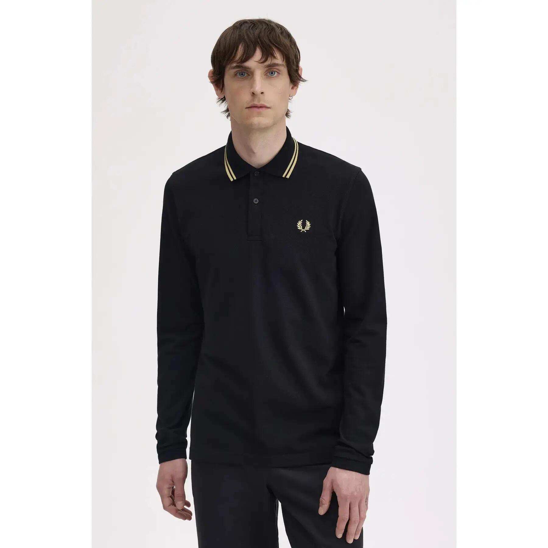 Polo manches longues Fred Perry Twin Tipped 4/7