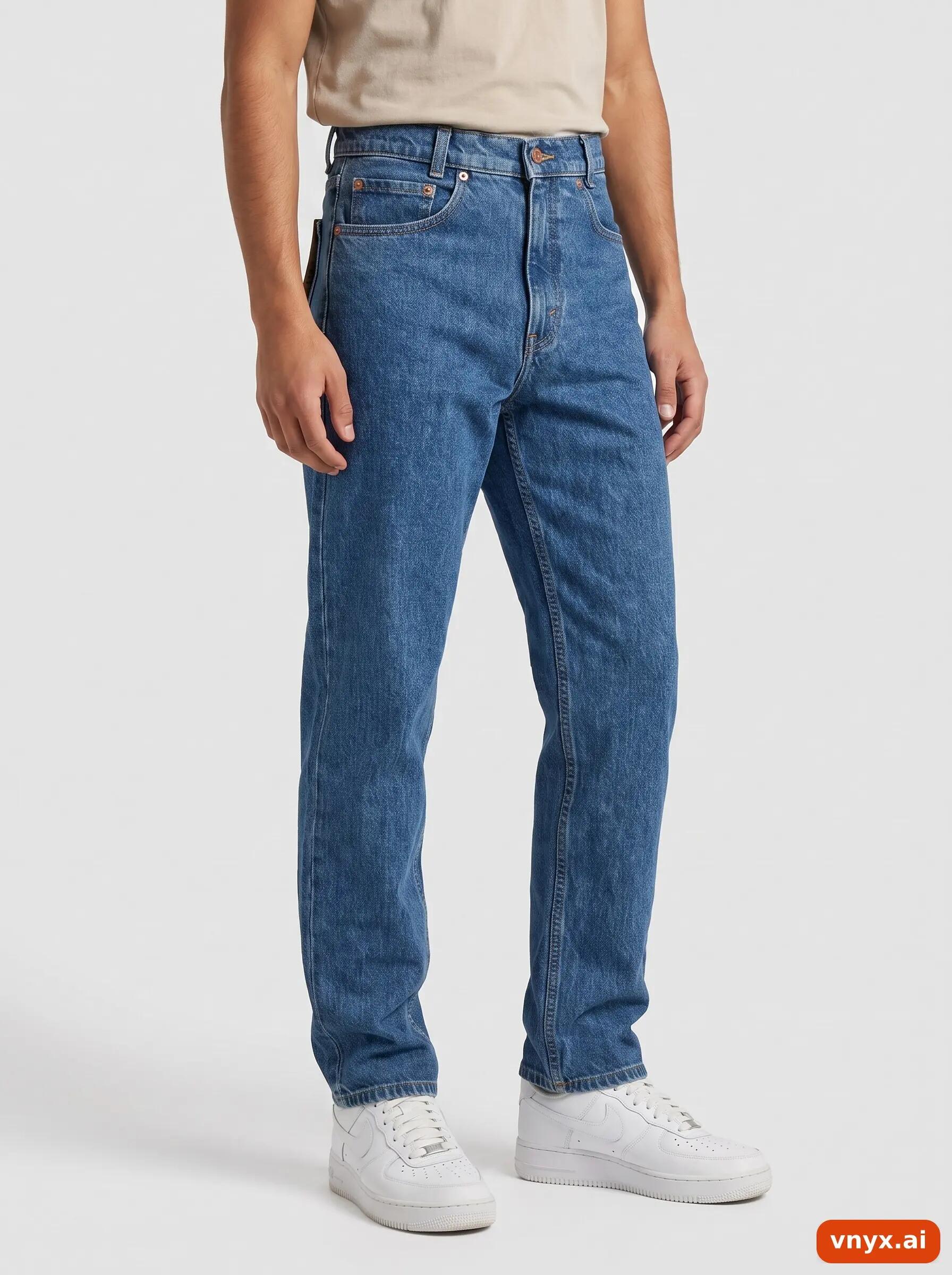 Second Life - Vintage Levi's Dark Blue Jeans Men W28 L34 1/6