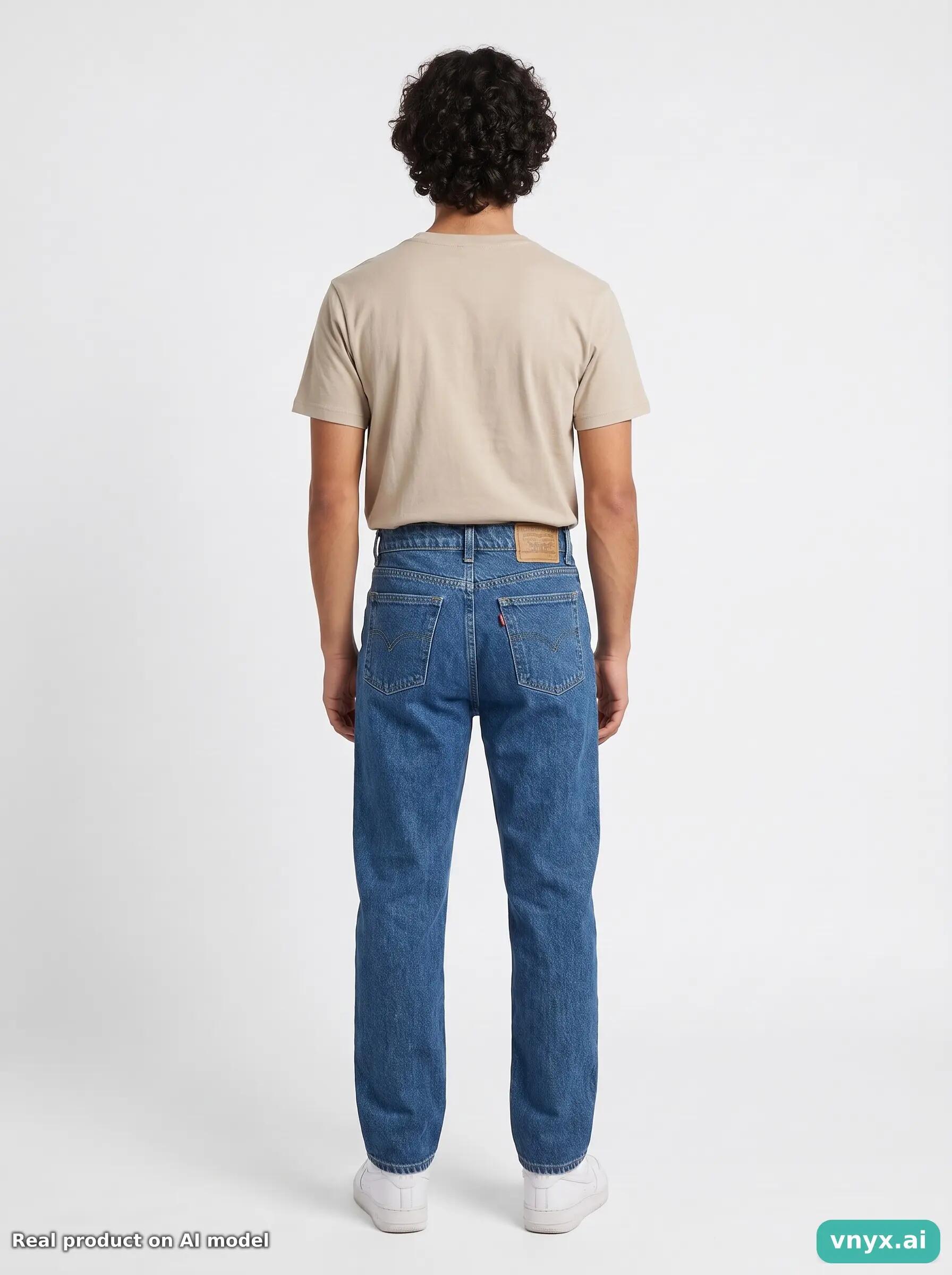 Second Life - Vintage Levi's Dark Blue Jeans Men W28 L34 5/6