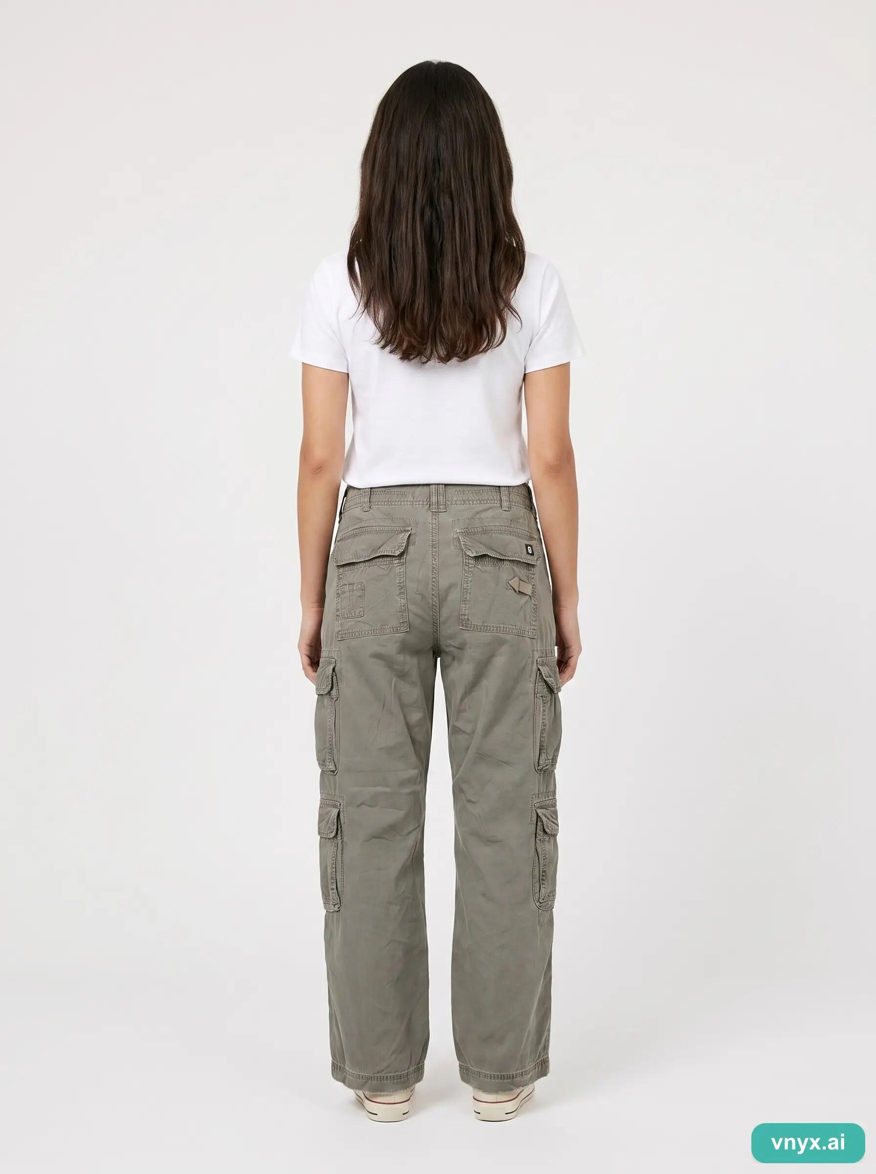 Second Life - Vintage Brandit Charcoal Trousers Women L 5/6