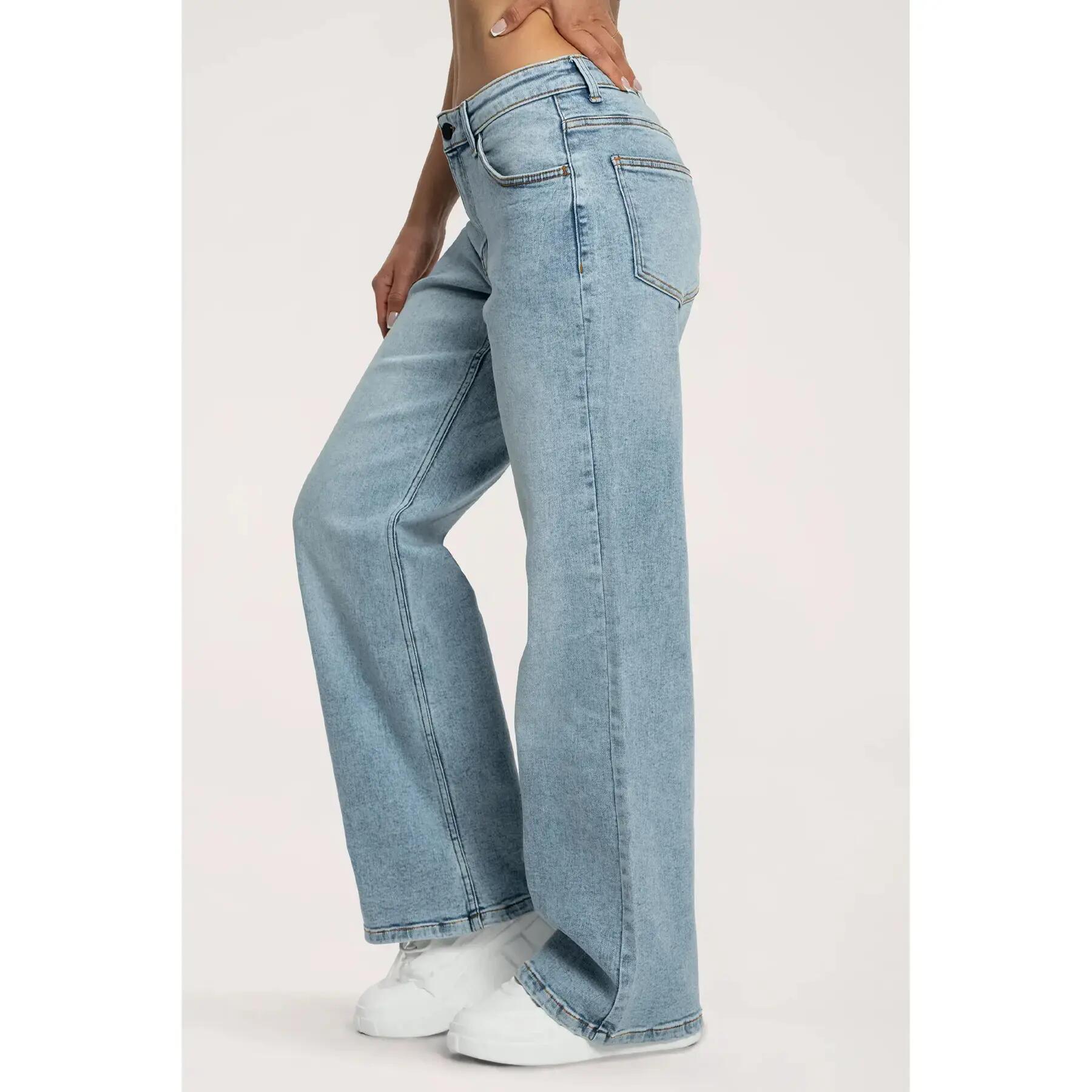Jeans Wide Leg Lang Dames Gym Glamour 2/7