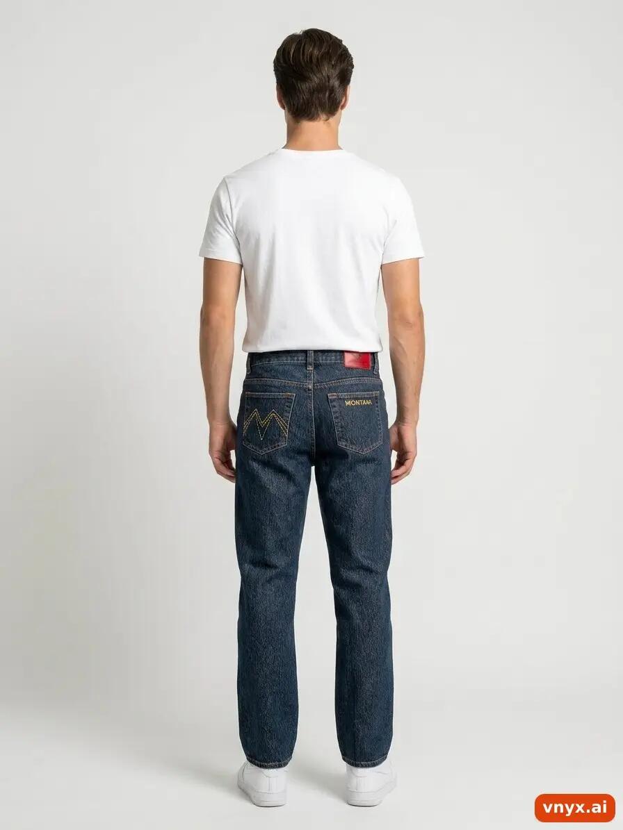 Second Life - Vintage montana Dark Blue Jeans Men W28 L32 4/6