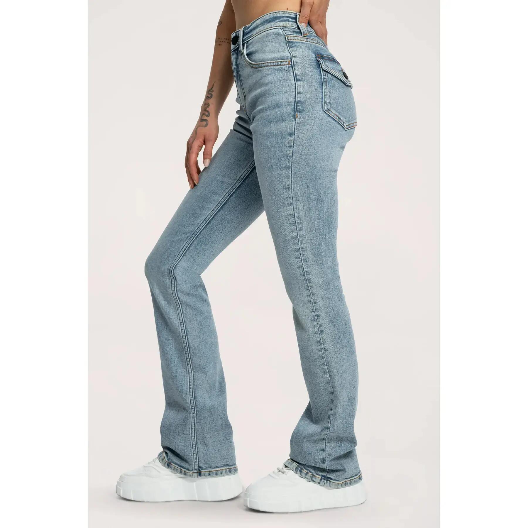 Damen Flare Jeans Gym Glamour Push Up 2/7