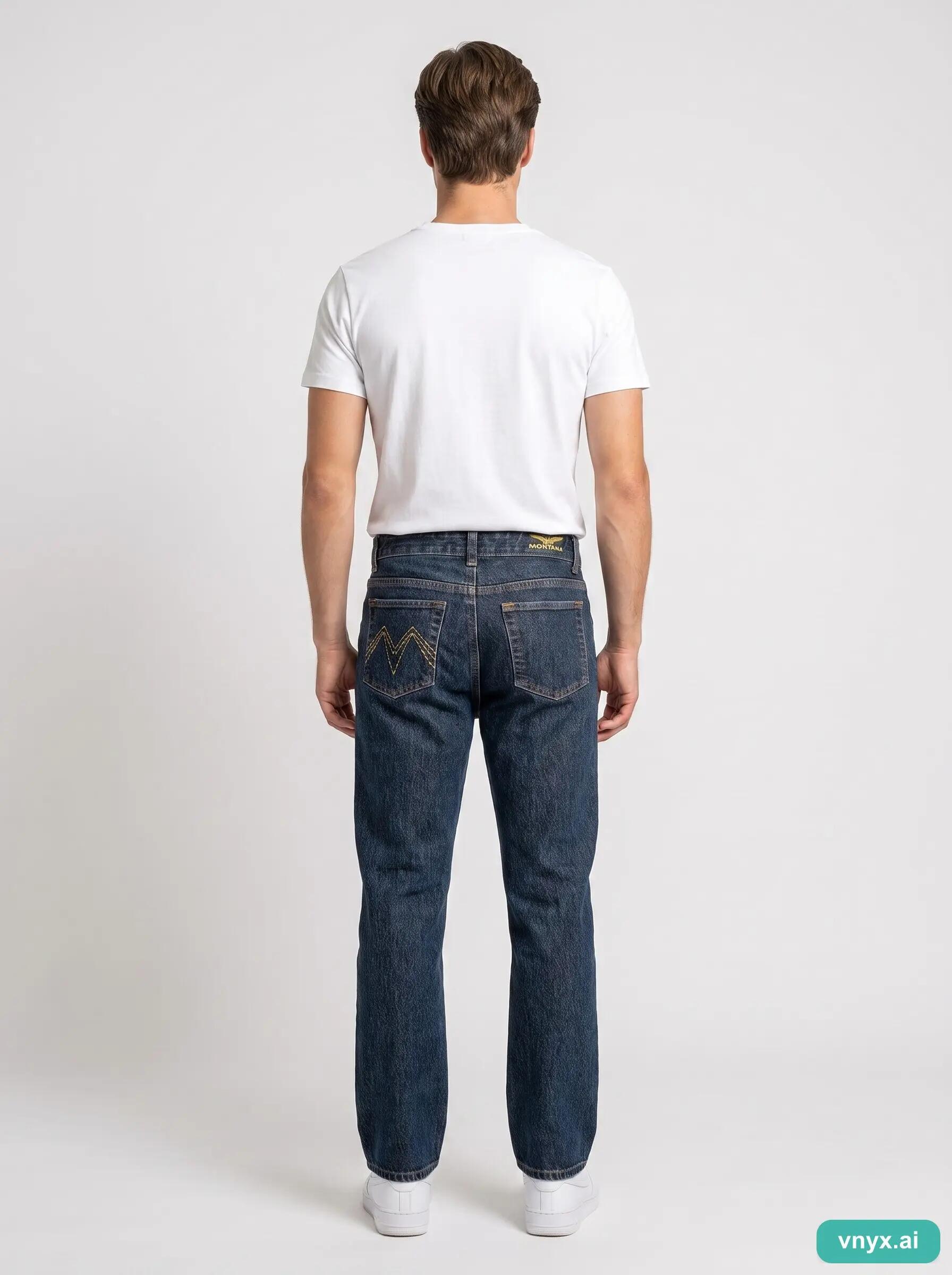 Second Life - Vintage montana Dark Blue Jeans Men W28 L32 2/6