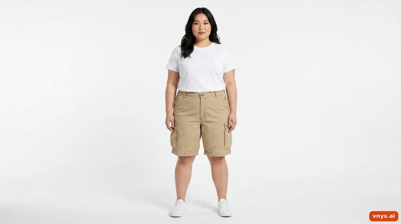Second Life - Vintage Carhartt Light Beige Shorts Women W40 Short 2/6
