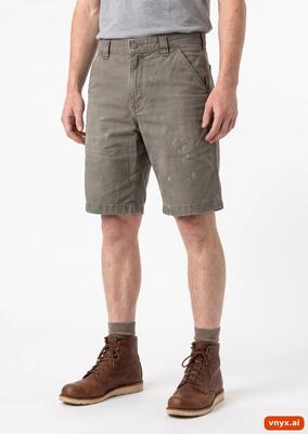 Second life - vintage carhartt olive green shorts men w32