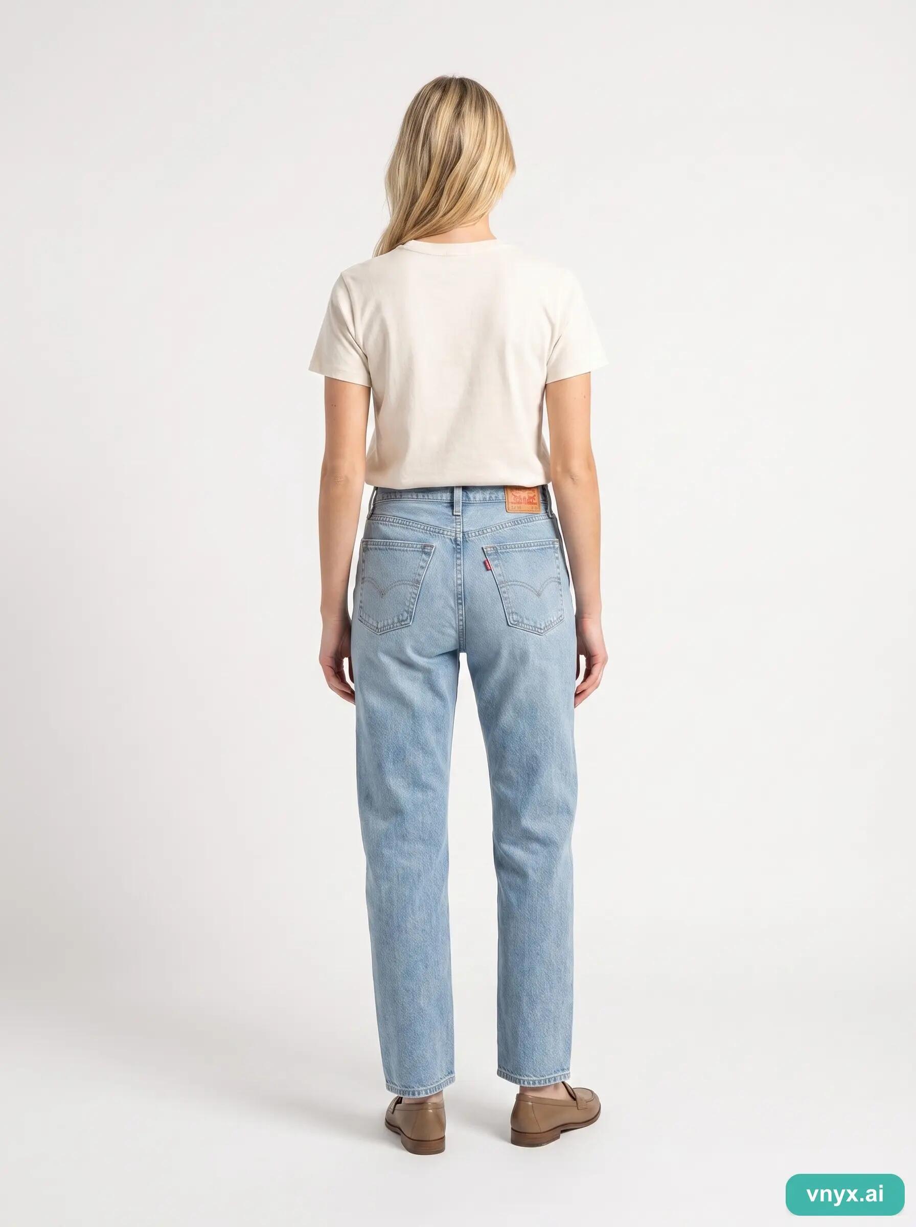 Second Life - Vintage Levi Strauss & Co. Light Blue Jeans Women W34 L30 5/6