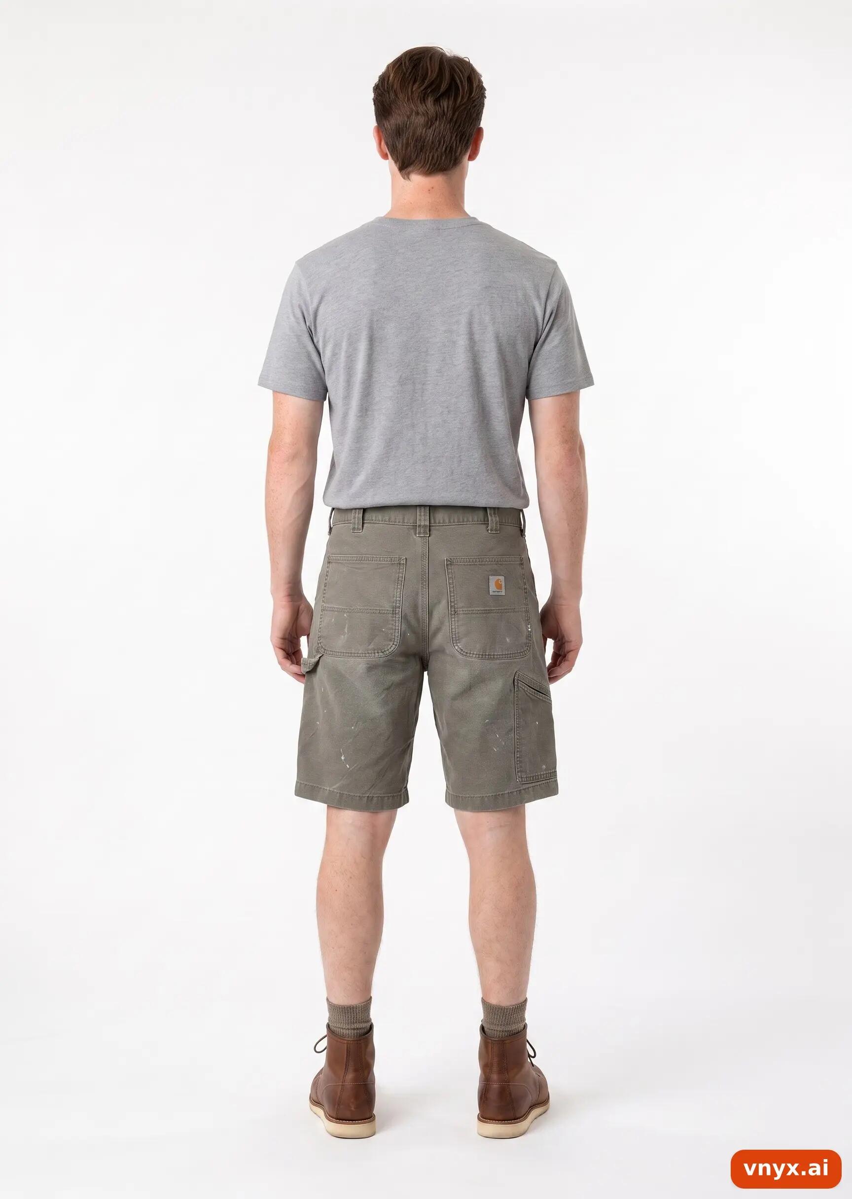 Second Life - Vintage Carhartt Olive Green Shorts Men W32 4/6