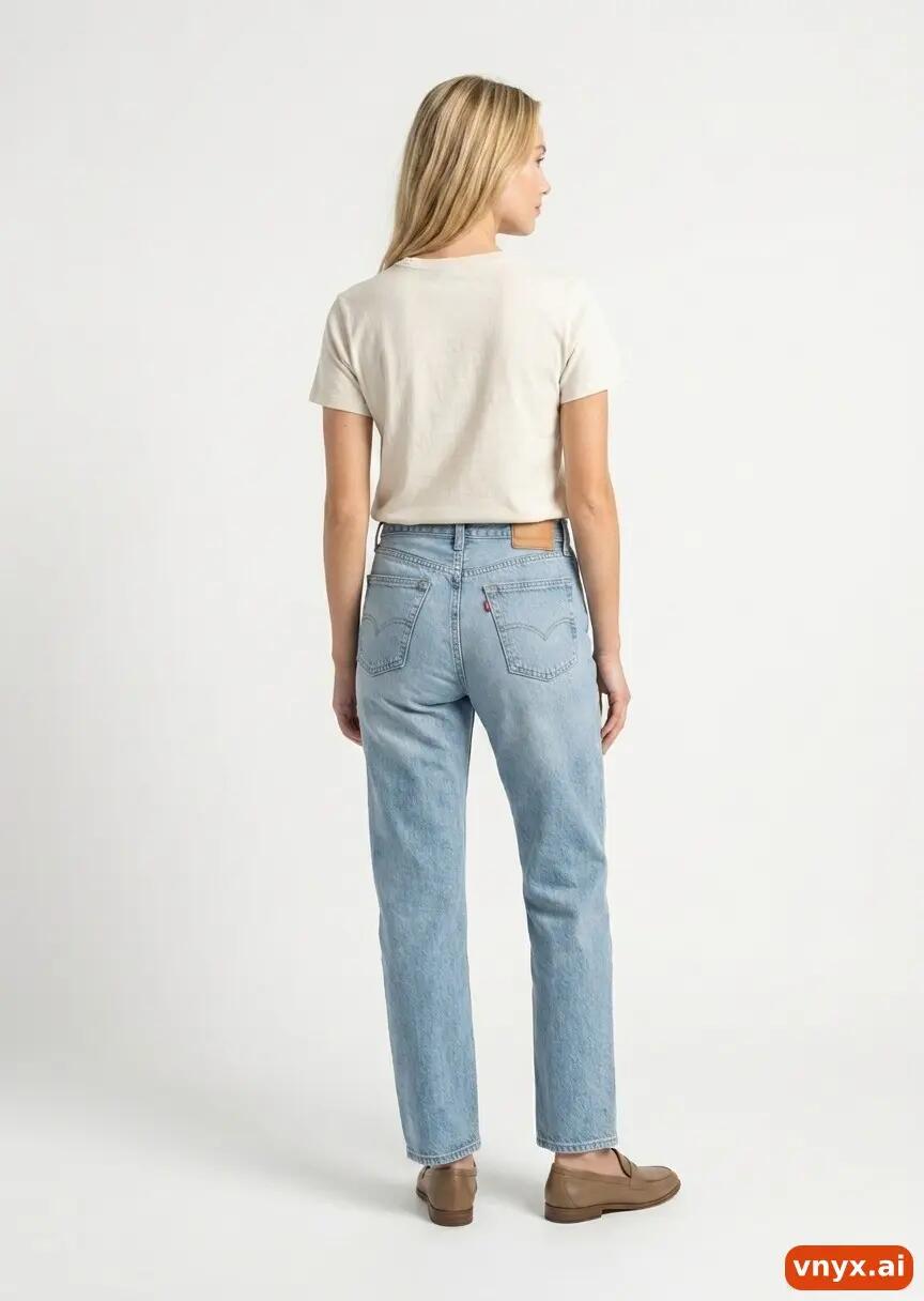 Second Life - Vintage Levi Strauss & Co. Light Blue Jeans Women W34 L30 4/6