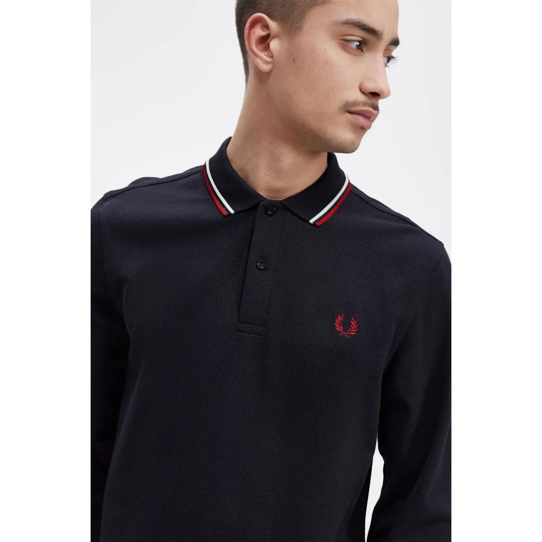 Koszulka polo z długim rękawem Fred Perry Twin Tipped 7/7