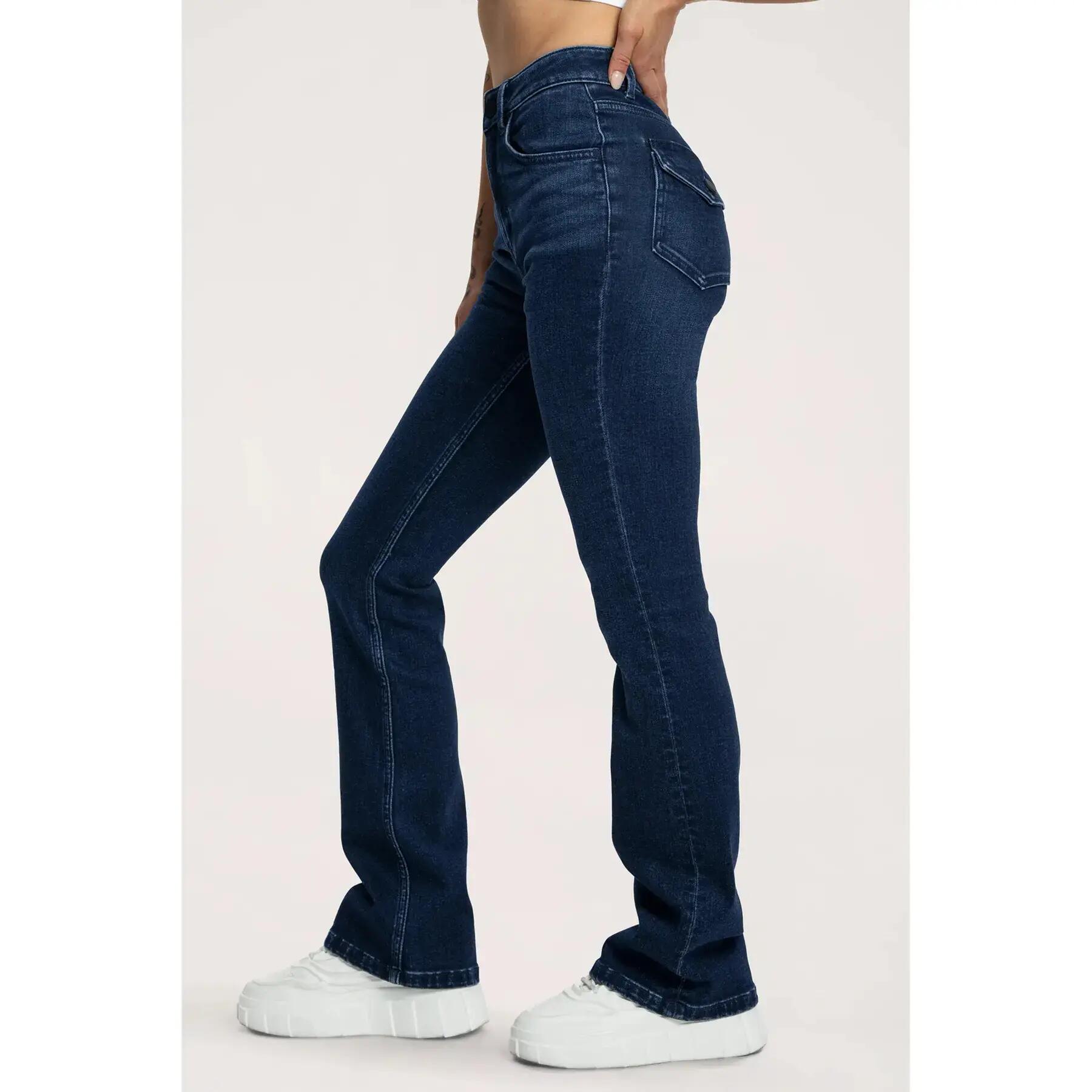 Damen Flare Jeans Gym Glamour Push Up 2/7