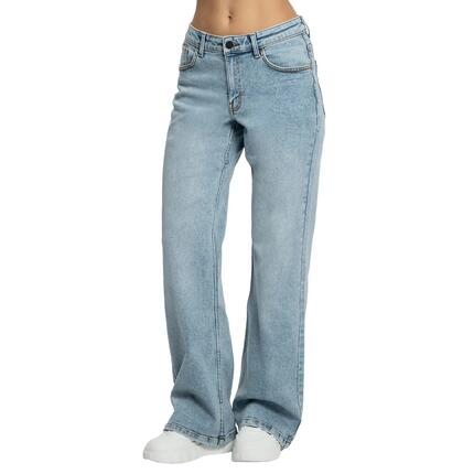 Hosen weit Bein lang Damen Gym Glamour
