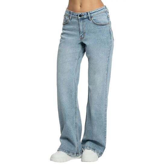 Hosen weit Bein lang Damen Gym Glamour