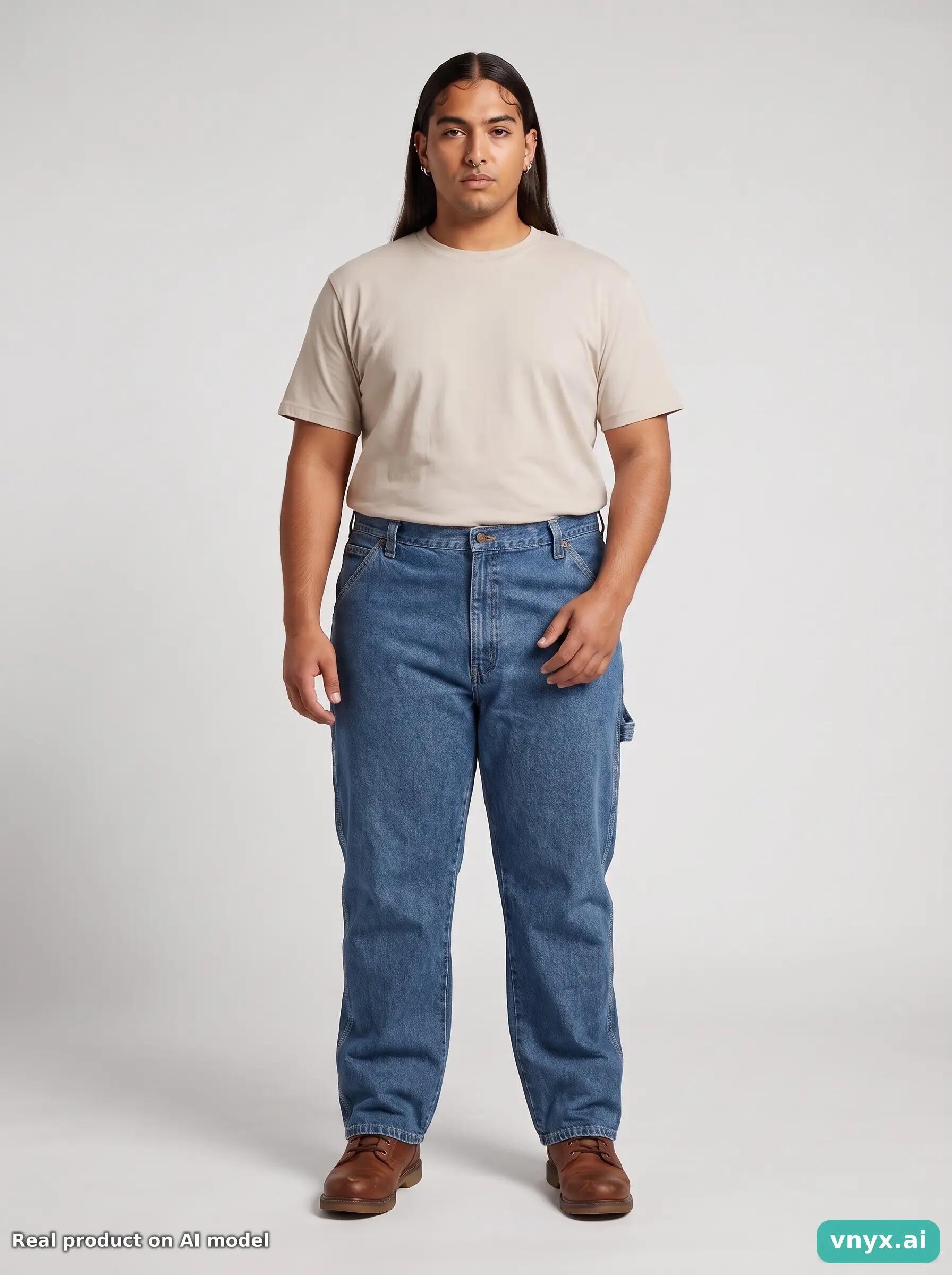 Second Life - Vintage Wrangler Dark Blue Jeans Men W38 L32 6/6