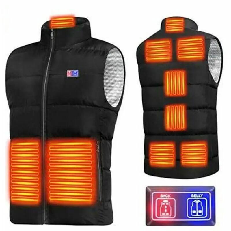 Veste chauffante électrique，Chauffage 9 zones, 3 niveaux de température, chargem 5/5